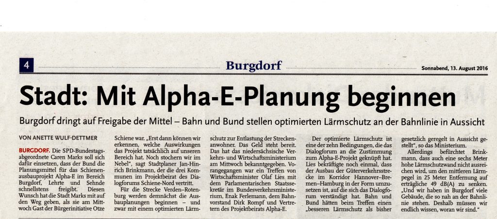 Anzeiger vom 13.8.2016